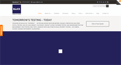 Desktop Screenshot of kett.com